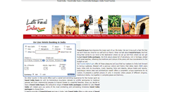Desktop Screenshot of letstravelindia.com