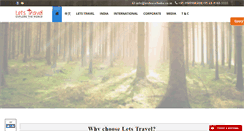 Desktop Screenshot of letstravelindia.co.in